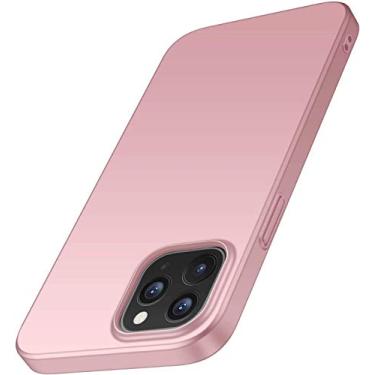 Imagem de Capa Capinha Protetora Para Iphone 12 Pro Max Tela De 6.7 Polegadas Case Acr�lica Fosca Ultra Fina, Luxuosa Premium Qualidade TOP - Danet (Rosa)