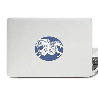 Imagem de Adesivo de vinil com emblema de animal do zodíaco da China, ano do cavalo