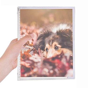 Imagem de Caderno de fotos com folhas de animais para cães e animais com diário de folhas soltas recarregável