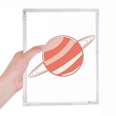 Imagem de Caderno de Saturno Alienígena Monstro Universo Folhas Soltas Diário Recarregável
