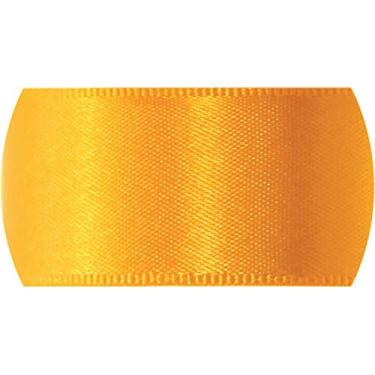Imagem de FITA CETIM SIMPLES CF005 22 mm COR 038 AMARELO OURO Peça 10 metros