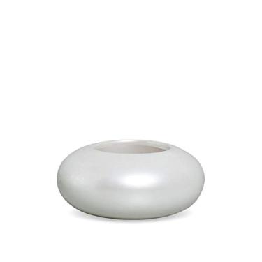 Imagem de Decoração para Sala Vaso Decorativo Cachepot Redondo M Pérola
