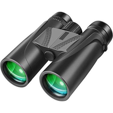 Imagem de Binóculos para adultos 10x42 HD Binóculo compacto, prisma binocular leve à prova d'água FMC BAK4 para observação de pássaros, jogos esportivos com tripé adaptador de smartphone