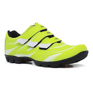 Imagem de Tenis Sapatilha Ciclismo New Fox Bike Reflective Masculino e Feminino Cor:Verde;Tamanho:44