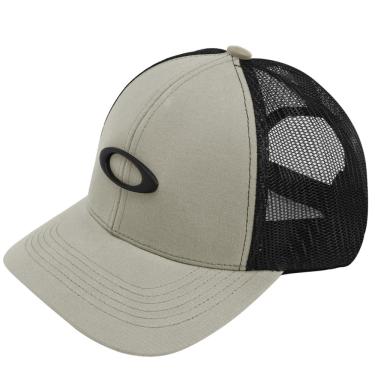 Imagem de Boné Oakley Metal Ellipse Trucker Hat Stone Grey