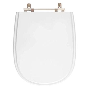 Imagem de Assento Sanitário Poliéster Paris Branco para vaso Ideal Standard