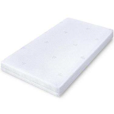 Imagem de Colchão Berço Para Bebe Com Capa Protetor Impermeável em Malha 130x60cm - BF Colchões