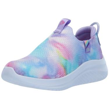 Imagem de Skechers Tênis feminino Ultra Flex 3.0, Sapatilha Feminina, Calçados, LavandaMulti, 3.5 Big Kid