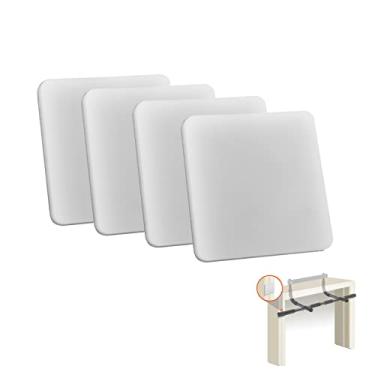 Imagem de Ally Peaks Almofadas de barra de puxar para cima, 4 peças, protetores de moldura de porta de silicone premium