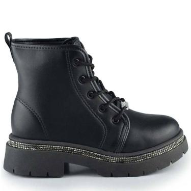 Imagem de Bota Coturno Infantil Menina com Strass Molekinha 2182.200