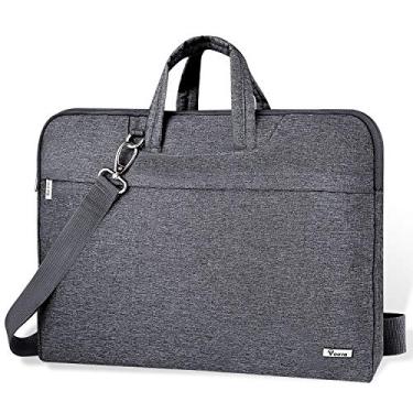 Imagem de Voova Bolsa para Laptop de 15,6 a 16 Polegadas, Compatível com MacBook Pro, Dell XPS, Surface Laptop e Mais, Cinza, Unissex, Bolsa de Laptop