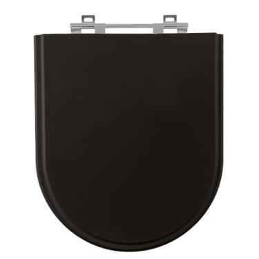 Imagem de Tampa de Vaso Mdf Belle Epoque/Oxford Preto Mdf Sicmol