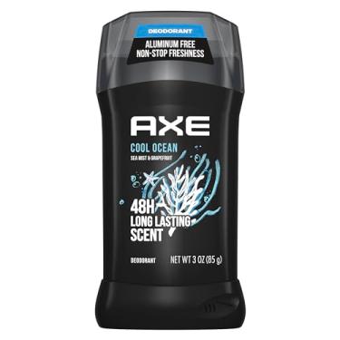 Imagem de AXE Desodorante em bastão masculino oceano frio para proteção de odor de longa duração durante todo o dia perfume fresco masculino Deo, sem alumínio, 85 g