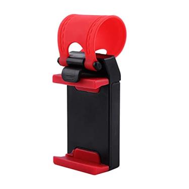 Imagem de Joyzan Suporte para celular, suporte universal para telefone de carro clipe fivela soquete mãos livres suporte antivibração estabilizador telefone carro suporte no volante conector antiderrapante montagem para smartphone