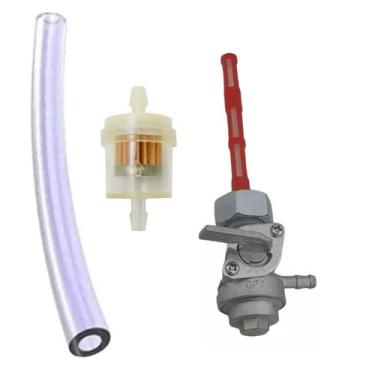 Imagem de Torneira Gasolina Combustível, Filtro, Mangueira Titan 125-150 - MHX, 