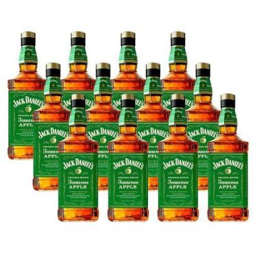 Imagem de Whisky Jack Daniels Americano 5 Anos Apple 12 unidades de 1L