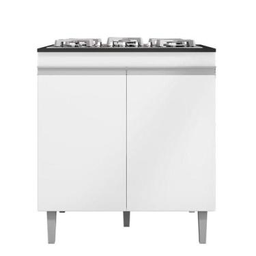 Imagem de Balcão Cooktop Andréia Branco - AJL - AJL Móveis