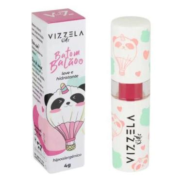 Imagem de Batom Infantil Balão Vizzela Vegana 4g Hidratante - Vizzela Cor Fantás