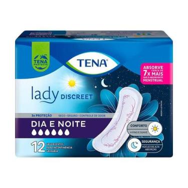 Imagem de Absorvente para Incontinência Urinária Tena Lady Discreet Dia e Noite 