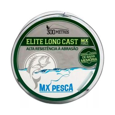 Imagem de Linha MX Pesca Elite Long Cast 300m Monofilamento Verde Escuro 0.40 19