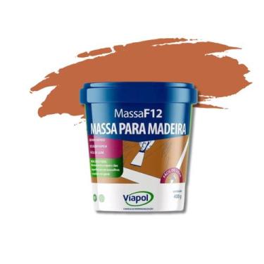 Imagem de Massa Calafetar F12 Reparar Correção Madeira Viapol 400g, No de pinus