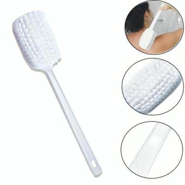 Imagem de Escova de Banho Lavar Costa Cabo Longo 40cm Macia Antiderrapante Massa
