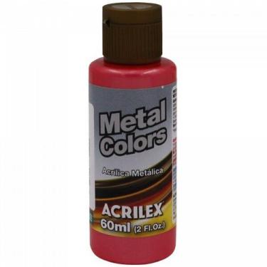 Imagem de Tinta Acrílica Vermelho Metálico (60ml) - Redelease