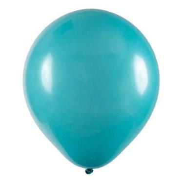 Imagem de Balao Liso Gf 09 Azul Turquesa Pic Pic 50 Un