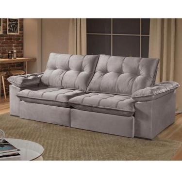 Imagem de Sof Retrtil e Reclinvel com Molas 5 Lugares 2,90cm Pienza - Ferrari