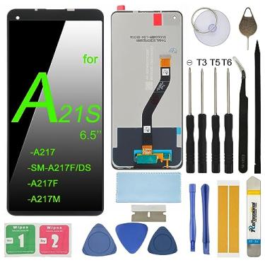 Imagem de Substituição de tela LCD para Samsung Galaxy A21S A217 SM-A217M/DS 16.5 cm Display LCD Touch Screen Digitalizador com ferramentas adesivas