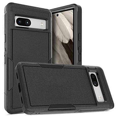 Imagem de RRXSYXL Capa para celular Pixel 7A Google Pixel 7A, proteção de grau militar resistente à prova de choque e anti-arranhões para Google 7A (preto)