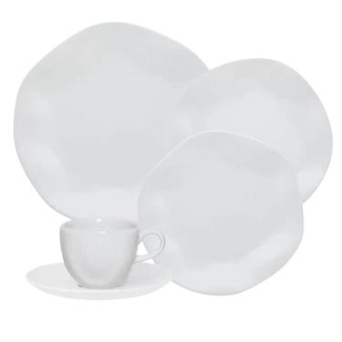 Imagem de Jogo De Jantar Em Porcelana Ryo Com 30 Peças Oxford White