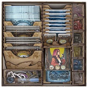 Imagem de TowerRex Organizador para jogo de tabuleiro Mysterium e placas ocultas, expansão de segredos e mentiras, armazenamento instantâneo, atualização de acessórios