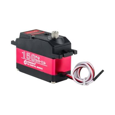 Imagem de RCmall DSServo DS51150 150KG 12V Digital Servo Waterproof IP66 Metal Gear with 18T Arm for 1/5 Baja RC Car, Redcat HPI Baja 5B, SAVOX-0236 Replacement (270 Degree)