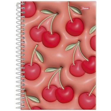 Imagem de Caderno Espiral Foroni 1/4 Capa Dura Nice Cream 80 Folhas - Embalagem 