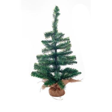 Imagem de Enfeite Decorativo Natalino - Mini Árvore de Natal Simples 60 cm - Par