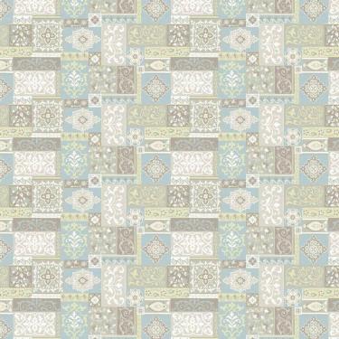 Imagem de Papel De Parede Azulejo Arabesco Cozinha Banheiro Lavatório