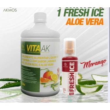 Imagem de Vita ak - fresh ice morango aloe vera - Akmos