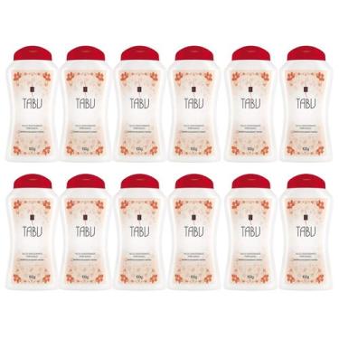Imagem de Kit 12 Talco Perfumado Tabu Tradicional 100G - Dana - Dana Cosméticos