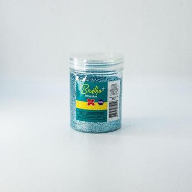 Imagem de Glitter para Balões Brilho Poliéster 100 g - Ref. 7075 - Azul Celeste 
