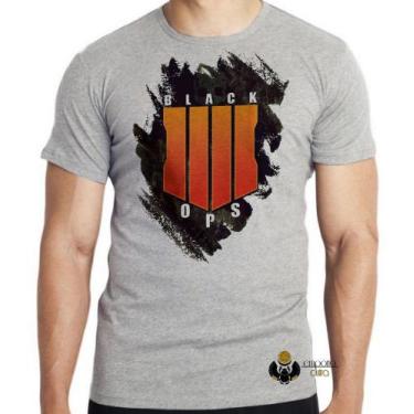 Imagem de Camiseta Call of Duty  Black Ops Blusa criança infantil juvenil adulto