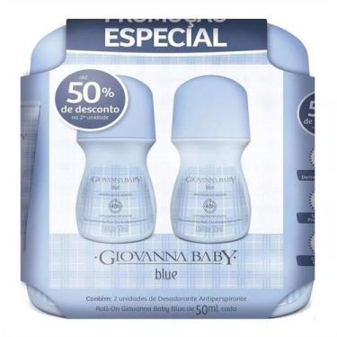 Imagem de Desodorante 2 Uni Blue 50ml Giovanna Baby On 48h Rollon 