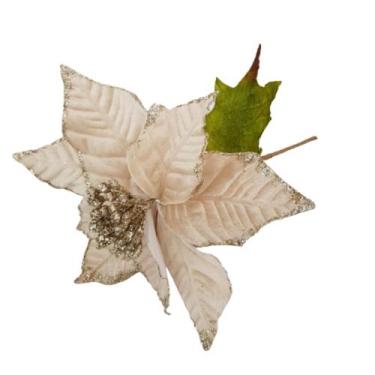 Imagem de Flor artificial natal - Carmella Presentes, 20cm