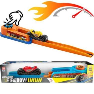Imagem de Brinquedo Lançador de motinha Firebow Pista Radical Com Moto Brinquedo