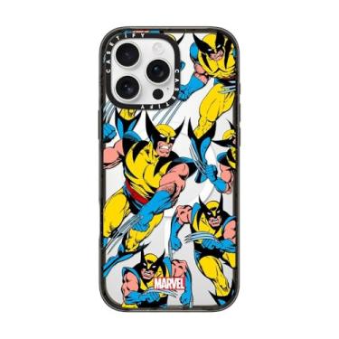 Imagem de CASETiFY Capa Impact para iPhone 16 Pro Max [Deadpool & Wolverine Co-Lab / Proteção contra quedas de 2 metros/Magsafe] - Capa padrão Wolverine - Preto transparente