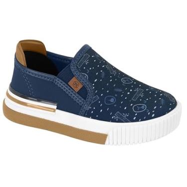 Imagem de Tênis Infantil Menino Molekinho Slip On Azul 21