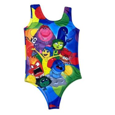 Imagem de Body collant Infantil animação Divertida-Mente Colorido - Magic Sky, C