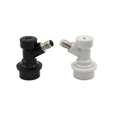 Imagem de Fabricação caseira de cerveja Ball Lock Quick Disconnects 1/4" MFL Gas & Liquid Homebrew Cornelius Corny Keg Connectors Kegerator Beer Dispenser Acessórios para vinho(1 pair)