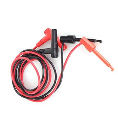 Imagem de Teste Caminho do Fio, 1 par Plugue de Banana para Testar a Medição de Cabo do Clipe de Gancho para Fontes de Alimentação Multímetros, Sondas de Teste e Leads