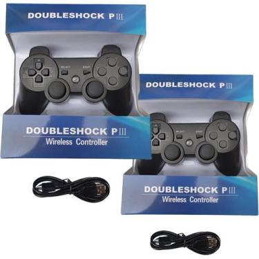 Imagem de Kit 2 Controles Compativel com P3 e PC Sem Fio Bluetooth Wireless Mane
